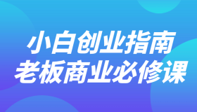 小白创业指南老板商业必修课 小白创业指南老板商业必修课